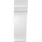Ekena Millwork 5 1/2-in. W x 6-in. D x 18-in. H Olympic Architectural Grade PVC Knee Brace BRCP055X06X18OLY - alternate 3